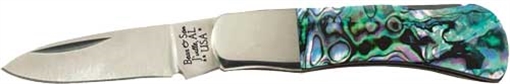 Picture of BEAR & SON ABALONE EXECUTIVE 2.5" LOCKBACK SS/ABALONE HNDL! AB40