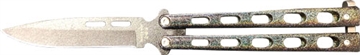 Picture of BEAR & SON BUTTERFLY KNIFE 2.38" GALAXY PWDR COAT SPR PNT 115GX