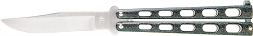 Picture of BEAR & SON BUTTERFLY KNIFE 3.58" GALAXY/SS CLIP POINT 114GX