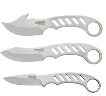Picture of BEAR & SONS CUTLERY 3-PIECE GAME SET W/BALLISTIC SHEATH 61520