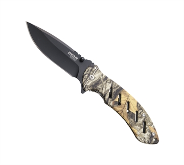 Picture of BEAR & SONS CUTLERY BRSK 1.0 5"BLK BLD RLTR ED FRME LCK 61514