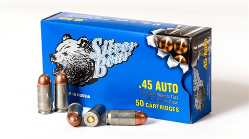 Picture of Bear Ammo 45 ACP 230 Grain Full Metal Jacket 50 Round Box AS45FMJ-50