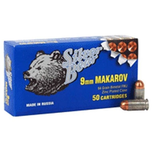 Picture of Bear Ammo 9x18 MAK 92 Grain Full Metal Jacket 1000 Round Case A918RFMJN-1000