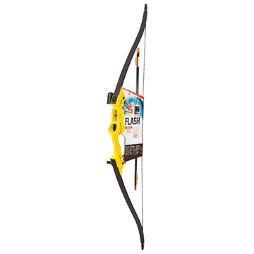 Picture of Bear Archery Traditional Youth Bow Flash 18lb Ambidextrous Yellow AYS500YW