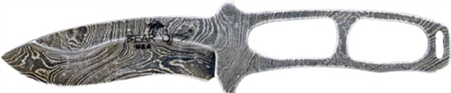 Picture of BEAR OPS COMBAT NECK KNIFE 2.78" DAMASCUS W/KYDEX SHEATH! CC400LD