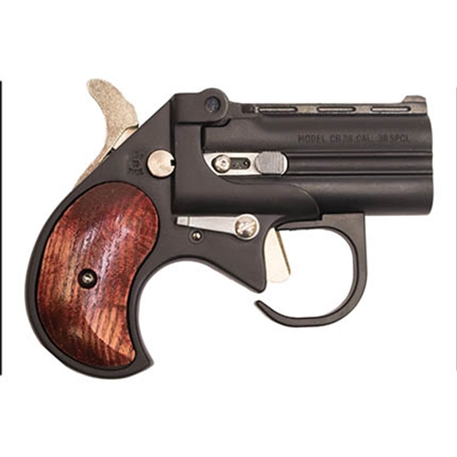 Picture of BEARMAN BIG BORE DERRINGER HGD 38 SPECIAL 2.75" W/ GUARDIAN PKG. BLACK W/ ROSEWOOD GRIPS BEAGBBG38BR