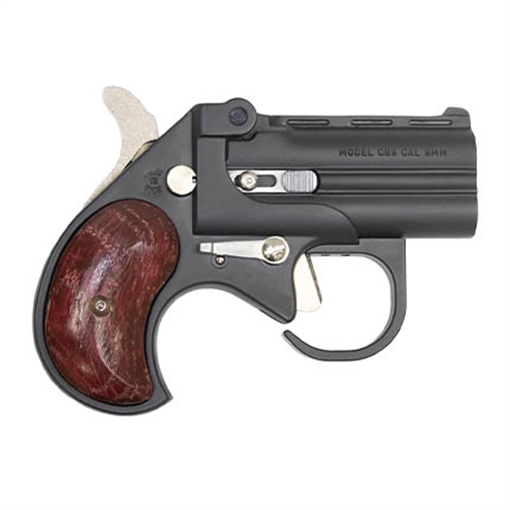 Picture of BEARMEN BIG BORE DERRINGER HGD 9MM 2.75" BBL. W-GUARDIAN PKG. BLACK W-ROSEWOOD GRIPS BEAGBBG9BR