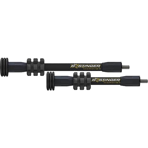 Picture of Bee Stinger Bee Stinger MicroHex Stabilizer Kit Matte Black 8 in./6 in. MHXKITNMB