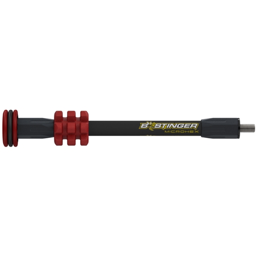 Picture of Bee Stinger Bee Stinger MicroHex Stabilizer Red 10 in. MHX10RD