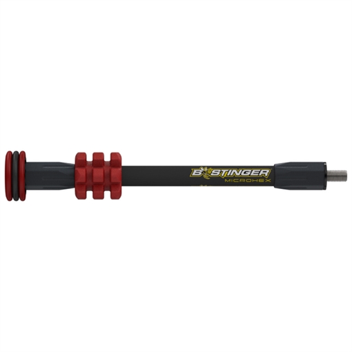 Picture of Bee Stinger Bee Stinger MicroHex Stabilizer Red 8 in. MHX08RD