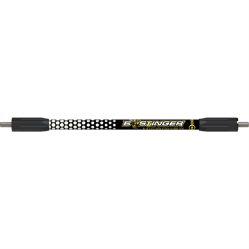 Picture of Bee Stinger Bee Stinger MicroHex V-Bar Black/White 12 in. MHXTARVBV212