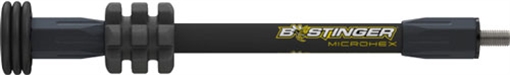 Picture of Bee Stinger Bee Stinger MicroHex Stabilizer Matte Black 8 in. MHX08MB