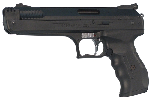 Picture of Beeman P17 Deluxe Air 177 Pellet 4.50" Polymer Frame Frame Black Finger Grooved Rubber Grips 2004