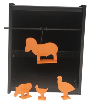 Picture of Beeman Pellet Trap Steel Orange Target Airgun Metal Silhouette/Paper Targets 2085