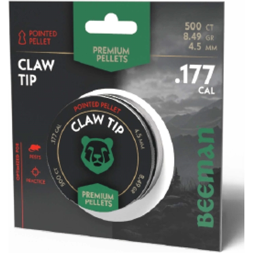 Picture of Beeman Beeman Claw Tip Pointed Pellets .177 500 ct. BPT77