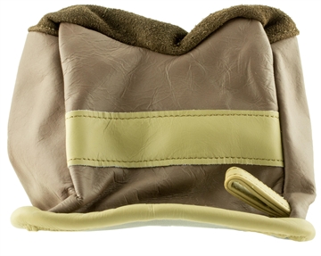 Picture of BenchMaster Bench Bag Medium Empty Tan Leather Front Bag 6.80 oz BMALBBME