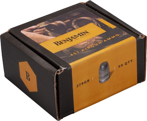 Picture of BENJAMIN 457 CALIBER PELLETS 279 GRAIN FLAT NOSE 50 PACK B457279