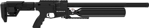 Picture of Crosman Gunnar Air Rifle PCP 25 Black Black Receiver Black Adjustable Stock BPG25S