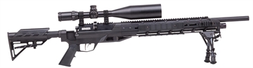 Picture of Benjamin Tactical Armada PCP 22 Pellet 10+1 Shot Black Black Receiver Black M4 Telescopic Stock Scope 4-16x50mm AO BTAP22SX