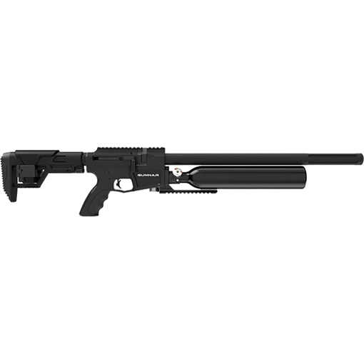 Picture of Crosman Gunnar Air Rifle Pre-Charged Pneumatic 22 Black Black Receiver Black Adjustable Stock BPG22S