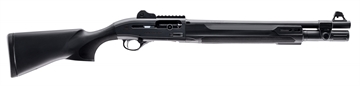 Picture of Beretta 1301 Tactical Mod 2, Semi-automatic Shotgun, 12 Gauge, 3" Chamber, 18.5" Barrel, Anodized Finish, Black, Synthetic Stock, M-LOK Forend, Improved Cylinder, Ghost Ring Sight, 7 Rounds J131M2CTT187