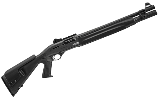 Picture of Beretta USA 1301 Tac C 12 Gauge Semi-Auto 3" 5+1 18.50" Black Steel Barrel, Black Aluminum Receiver w/Picatinny Rail, Black Chisel Fixed Synthetic Stock, Black Polymer Grip, M-LOK Mounting J131M2CPC18