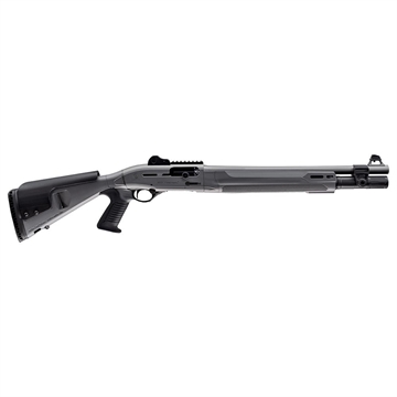 Picture of Beretta 1301 Tactical Mod 2, Semi-automatic Shotgun, 12 Gauge, 3" Chamber, 18.5" Barrel, Optima Bore HP, Anodized Finish, Gray, Synthetic Stock with Pistol Grip, M-LOK Forend, Improved Cylinder, Ghost Ring Sight, 7 Rounds J131M2CTP187GR