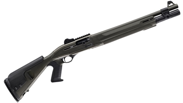 Picture of Beretta 1301 Tactical Mod 2, Semi-automatic Shotgun, 12 Gauge, 3" Chamber, 18.5" Barrel, Optima Bore HP, Anodized Finish, Olive Drab Green, Synthetic Stock with Pistol Grip, M-LOK Forend, Improved Cylinder, Ghost Ring Sight, 7 Rounds J131M2CTP187G