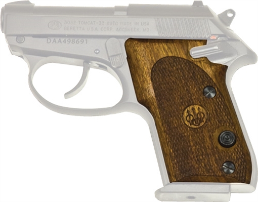 Picture of BERETTA 3032 TOMCAT GRIPS WOOD WALNUT CHECKERED UD6A0354