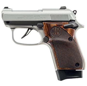 Show details for BERETTA 30X TOMCAT 32ACP 2.9" 8-SHOT INOX W/WOOD GRIPS J30X32R8IN Picture of BERETTA 30X TOMCAT 32ACP 2.9" 8-SHOT INOX W/WOOD GRIPS J30X32R8IN