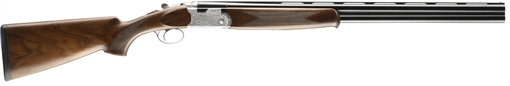 Picture of Beretta 686 Silver Pigeon I, Over/Under, 12 Gauge, 3" Chamber, 28" Barrels, Floral Engraving, Silver Receiver, Oil Finished Wood Stock, 5 Choke Tubes - F,IM,M,IC,C, Optima Choke HP Chokes, 2 Rounds J686F1228