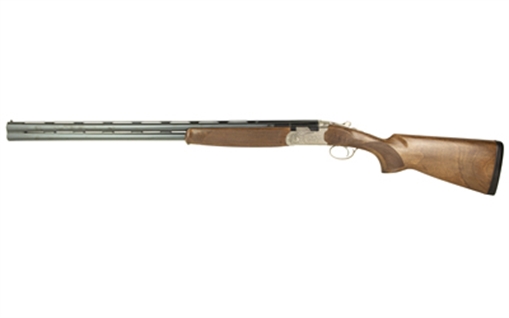 Picture of Beretta 686 Silver Pigeon I Sporting, Over/Under, 12 Gauge, 3" Chamber, 30" Barrels, Floral Engraving, Silver Receiver, Oil Finished Wood Stock, 5 Choke Tubes - F,IM,M,IC,C, Optima Choke HP Chokes, Right Hand, 2 Rounds J686S1230