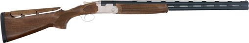 Picture of Beretta 686 Silver Pigeon I Sporting, Over/Under, 12 Gauge, 3" Chamber, 32" Barrels, Floral Engraving, Silver Receiver, Oil Finished B Fast Wood Stock, 5 Choke Tubes - F,IM,M,IC,C, Optima Choke HP Chokes, Right Hand, 2 Rounds J686S1232BF