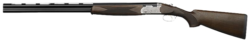 Picture of Beretta 686 Silver Pigeon I Sporting Left Hand, Over/Under, 12 Gauge, 30" Barrels, Floral Engraving, Silver Receiver, Oil Finished Wood Stock, 5 Choke Tubes -F,IM,M,IC,C, Optima Choke HP Chokes, 2 Rounds J686S1230BFL