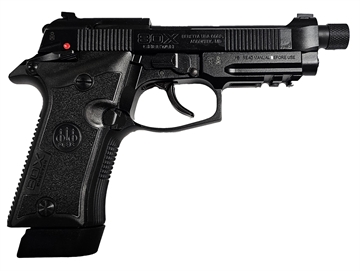 Picture of Beretta 80X Cheetah, Tactical Urban, Double Action/Single Action, Semi-automatic, Compact Metal Frame Pistol, 380 ACP, 4.4" Threaded Barrel, 3 Dot Sights, Manual Safety, Matte Finish, Black, 15 Rounds, 2 Magazines J80XTU15