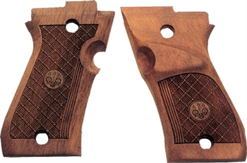 Picture of BERETTA 87 TARGET GRIPS WOOD RIGHT HANDED WALNUT CHECKERED E00306