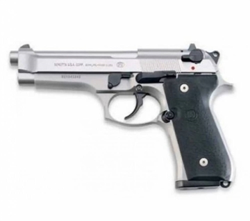 Picture of Beretta 92 DA/SA Handgun 9mm Luger 15rd Magazines 4.9" Barrel Inox Finish JS92F520MLE