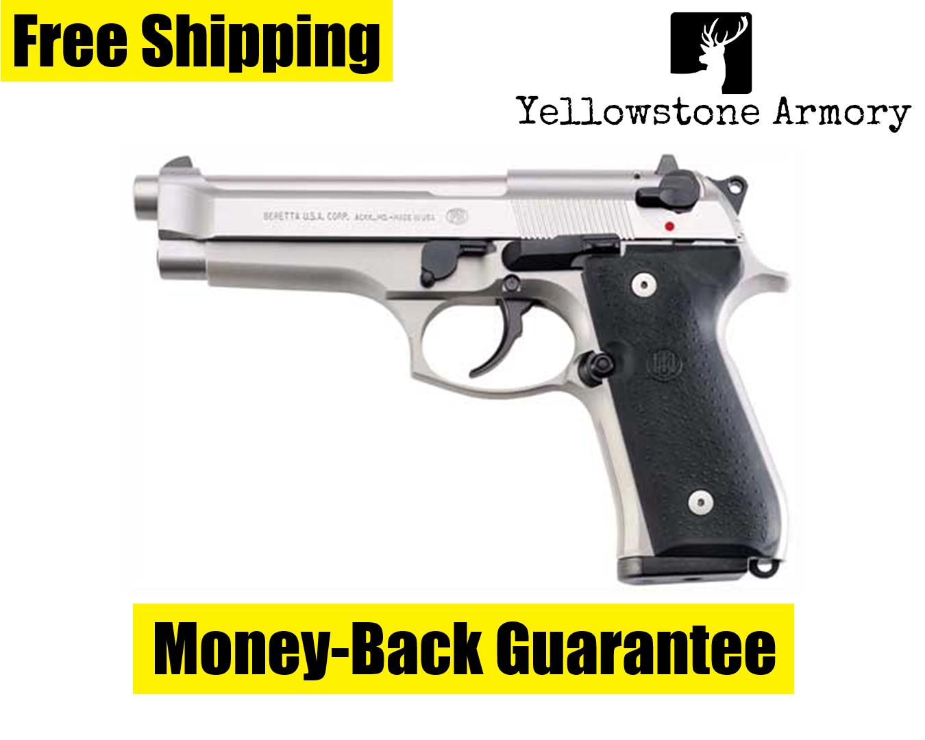 Beretta 92FS INOX 9MM DA SS CA 10R JS92F510CA-img-0