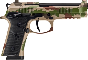 Picture of BERETTA 92XI SAO FS 9MM 4.7" 10RND VEGETATO CAMO 2 MAGS SPEC0742A10