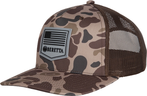 Picture of BERETTA CAP PM TRUCKER R 112 RUBBER PATCH BROWN DUCK CAMO BC045T1675085W
