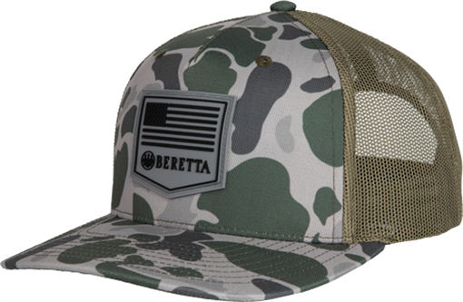 Picture of BERETTA CAP PM TRUCKER R 112 RUBBER PATCH GREEN DUCK CAMO BC047T1675085X
