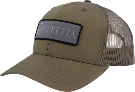 Picture of BERETTA CAP SDY TRUCKER RECT PATCH MESH BACK DARK GREEN BC018T16750716