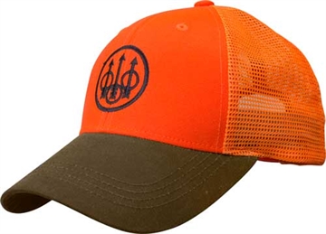 Picture of BERETTA CAP UPLAND TRUCKER BLAZE MESH BACK ORANGE/TOBACCO BC641T15150850