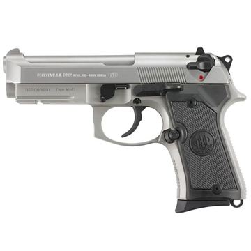 Picture of BERETTA LAW 92FS TYPE M9A1 COMPACT INOX HGA 9MM 4.3 BL FS 3/13RD 082442306896