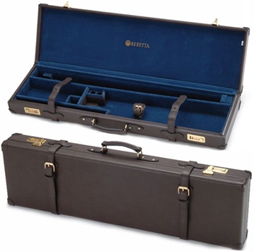 Picture of BERETTA LUGGAGE CASE FOR O/U SHOTGUNS LEATHER BROWN SVPD104