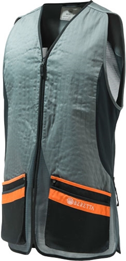 Picture of BERETTA MEN'S S.PIGEON VEST LARGE GREY/ORANGE GT781T155309OIL