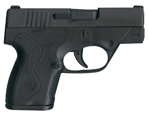 Picture of BERETTA NANO HGA 9MM 3.07\" BL FS 2/6RD & 1/8RD 082442603476