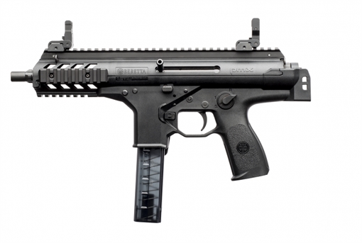 Picture of Beretta USA PMXs 9mm Luger 30+1 (2) 6.90" Threaded Barrel, Black, QD End Plate, Picatinny Handguard, Ambidextrous Controls JPMXSBLK30