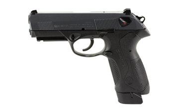 Picture of Beretta PX4 G-SD, Double Action/Single Action, Semi-automatic, Polymer Frame Pistol, Full Size, 9MM, 4" Barrel, Matte Finish, Black, Black Rear Sight and Orange Dot Front, 3 Magazines, (2)-17 Rounds and (1)-20 Round JXF9G17SD