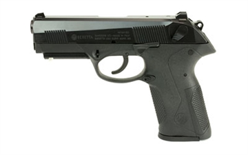 Picture of Beretta PX4 Storm, Double Action/Single Action, Semi-automatic, Polymer Frame Pistol, Full Size, 45ACP, 4.1" Barrel, Black, 3 Dot Sights, Ambidextrous, 2 Magazines, (1)-9 Rounds and (1)-10 Rounds JXF5F25